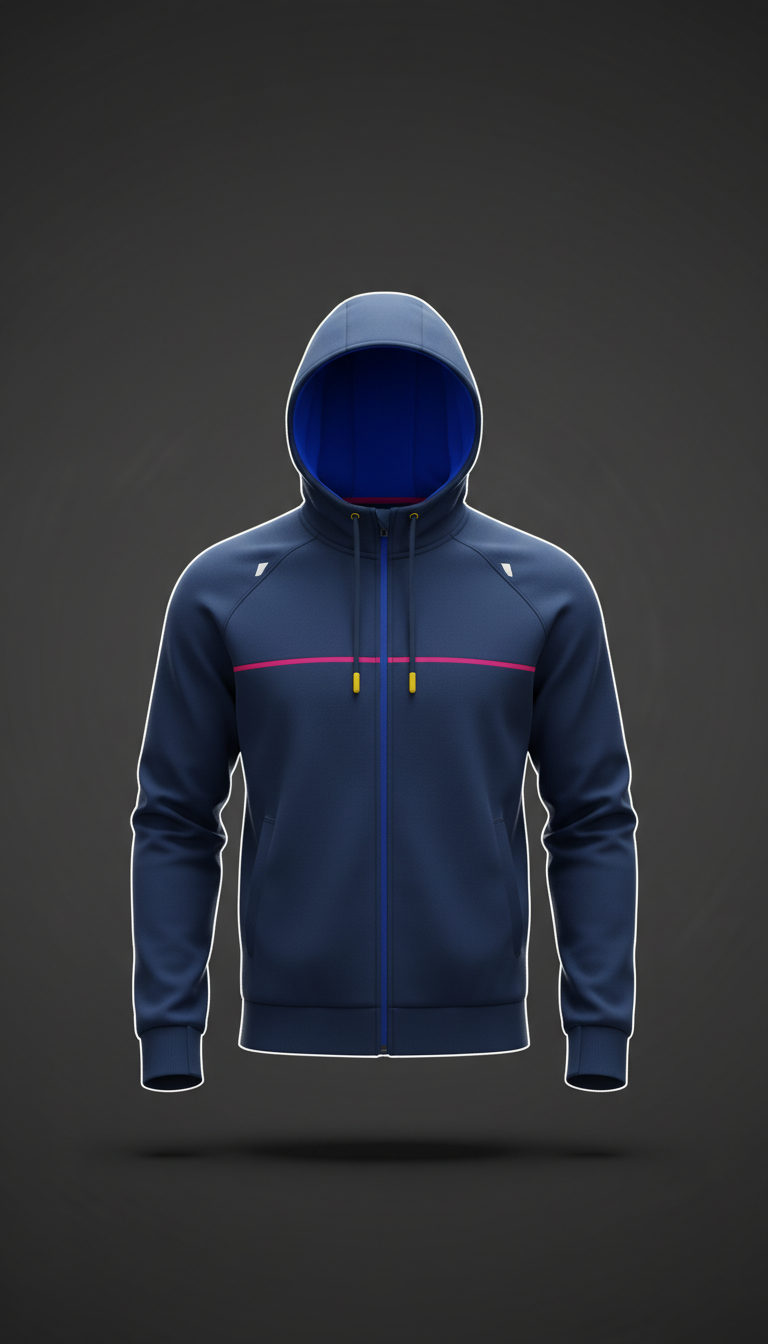 Dynamo blue performance training hoodie